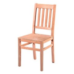 Fuga Çıtalı Izgaralı Ham Ahşap Sandalye 01