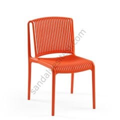 Kamer PP Plastik Sandalye Turuncu
