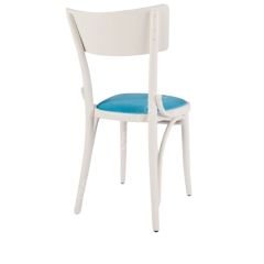 Papel Döşemeli Thonet Sandalye Beyaz