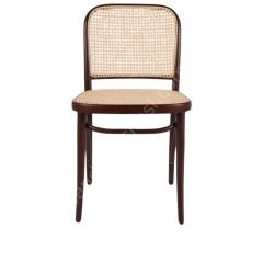 Draf Hazeranlı Thonet Sandalye Siyah Ceviz
