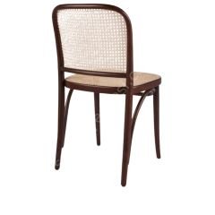 Draf Hazeranlı Thonet Sandalye Siyah Ceviz