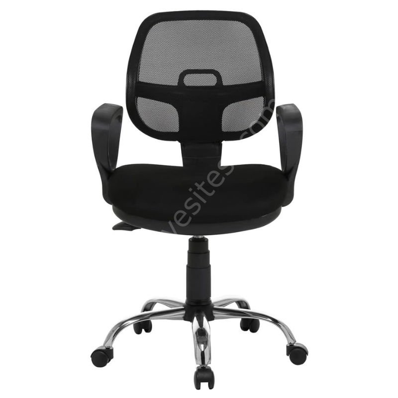 Göçek Krom Ayaklı Çalışma Koltuğu