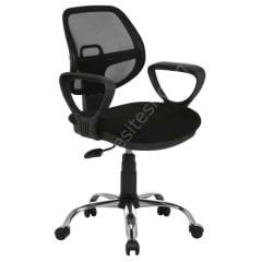 Göçek Krom Ayaklı Çalışma Koltuğu