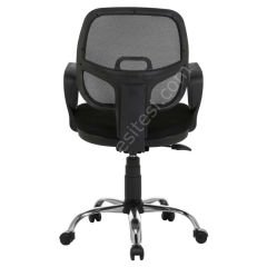 Göçek Krom Ayaklı Çalışma Koltuğu