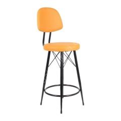 Ekom Metal Bar Sandalyesi hardal - 65 Cm