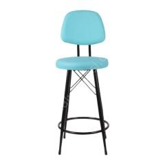 Ekom Metal Bar Sandalyesi turkuaz - 65 Cm