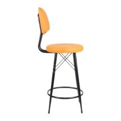 Ekom Metal Bar Sandalyesi hardal - 75 Cm