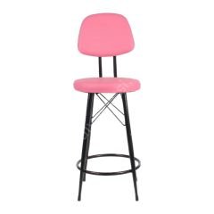 Ekom Metal Bar Sandalyesi pembe - 75 Cm
